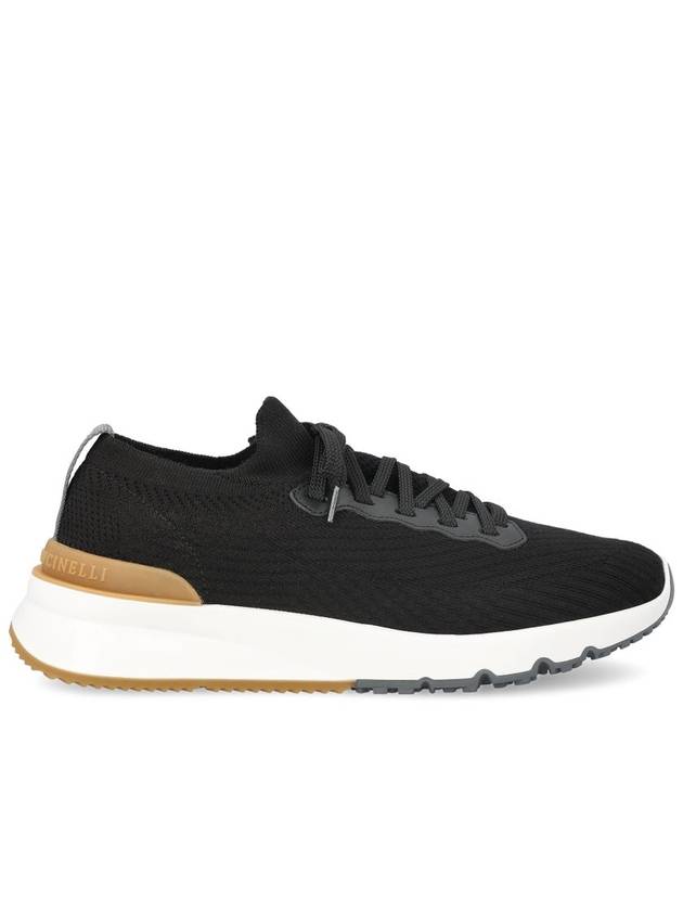 Knit Running Sneakers Black - BRUNELLO CUCINELLI - BALAAN 2