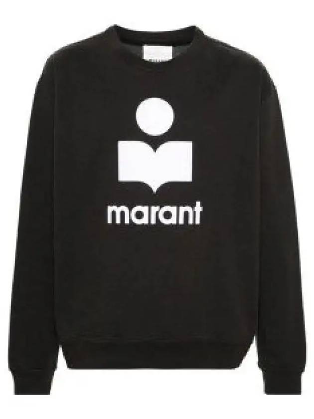 Mikoy Logo Print Sweatshirt Black - ISABEL MARANT - BALAAN 2