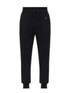 Women's Embroidered Logo Cashmere Blend Track Pants Black - VIVIENNE WESTWOOD - BALAAN 2