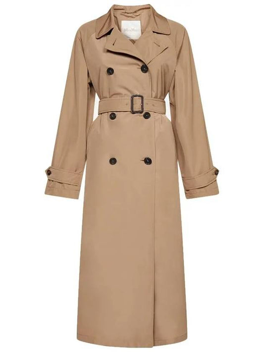 22SS I’m Pre Trench Coat Dark Camel 90210527 005 - MAX MARA - BALAAN 1