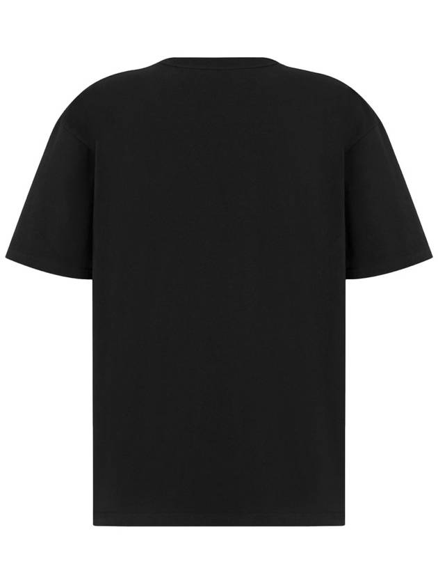 Multi Logo Short Sleeve T-Shirt Black - DIOR - BALAAN 3