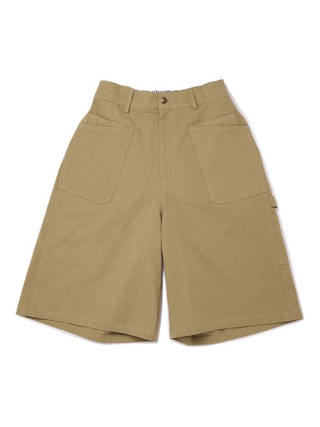 Utility Pocket Bermuda Pants Brown - EXPRESSHOLIDAY - BALAAN 2