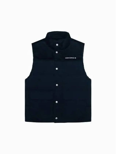 Embroidered Logo Down Vest Black - CONVERSE - BALAAN 2