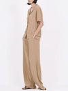 Women's Fluid Viscose Wide Pants Beige - THEORY - BALAAN 4