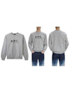 Men's Franco Logo Sweatshirt Grey - A.P.C. - BALAAN 7