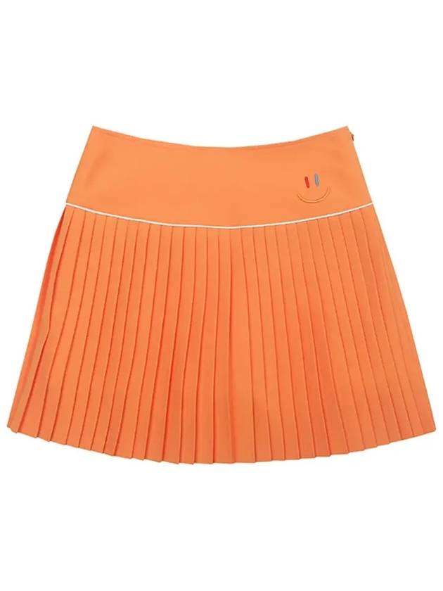 Lala Pleats A-line Skirt Orange - LALA SMILE - BALAAN 3