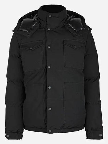 1A00152 57843 999 Fornas Men s Hooded Padded Jacket Black 1208451 - MONCLER - BALAAN 1