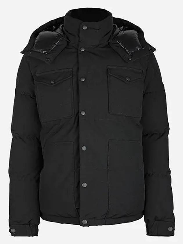 1A00152 57843 999 Fornas Men s Hooded Padded Jacket Black 1208454 - MONCLER - BALAAN 1