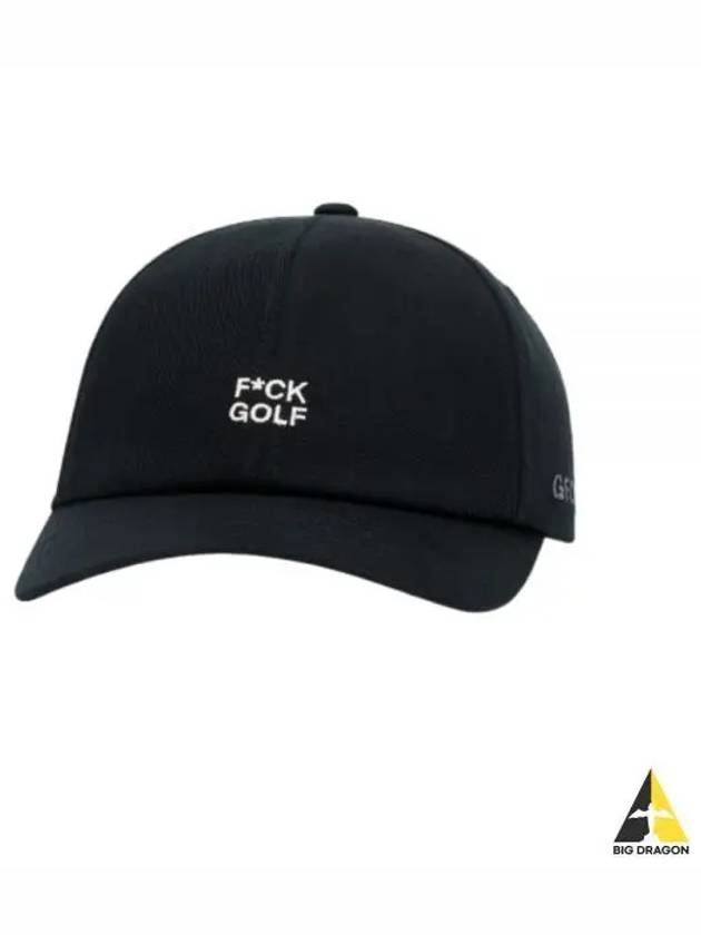 GFORE F CK GOLF COTTON TWILL DAD HAT GMH000073 ONYX Relaxed Fit Snapback - G/FORE - BALAAN 1