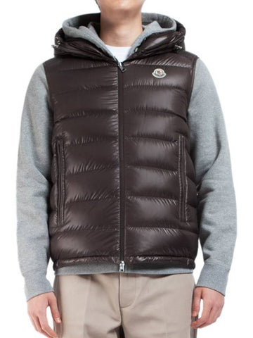 BARAMT double hooded down vest 1A00062 597EX 243 - MONCLER - BALAAN 1