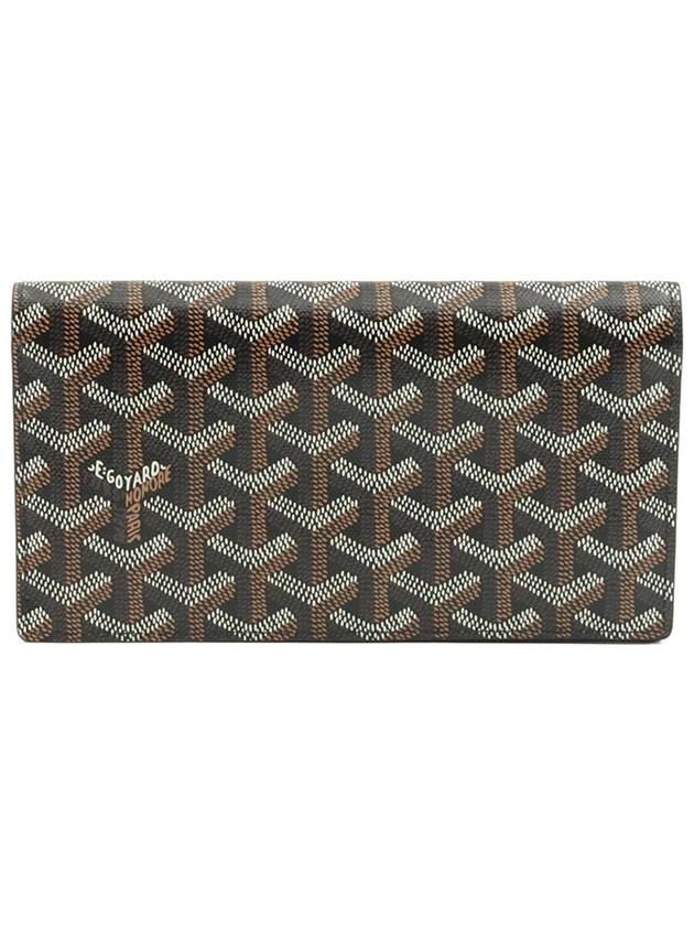 Black Goyadin Canvas Richelieu Long Wallet APMRICHELIEU 01 - GOYARD - BALAAN 1