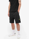 Men's Wappen Training Shorts Black - STONE ISLAND - BALAAN 9