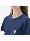 Fox Head Patch Classic Short Sleeve T-Shirt Navy Melange - MAISON KITSUNE - BALAAN 6