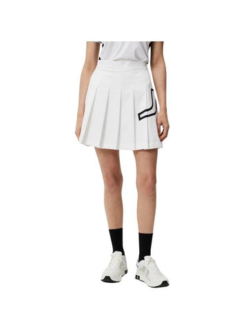 Naomi Pleated Skirt White - J.LINDEBERG - BALAAN 1