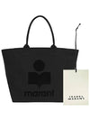 Yenky Logo Tote Bag Black - ISABEL MARANT - BALAAN 10