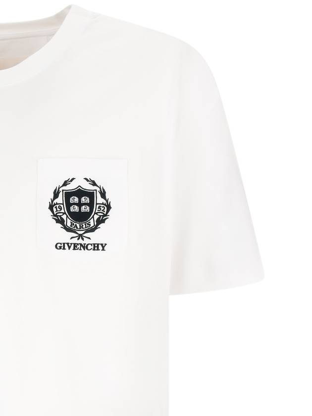 Long Sleeve T-Shirt BM71J83YL0100 WHITE - GIVENCHY - BALAAN 4