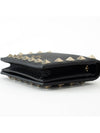 Rockstud Logo Half Wallet Black - VALENTINO - BALAAN 6