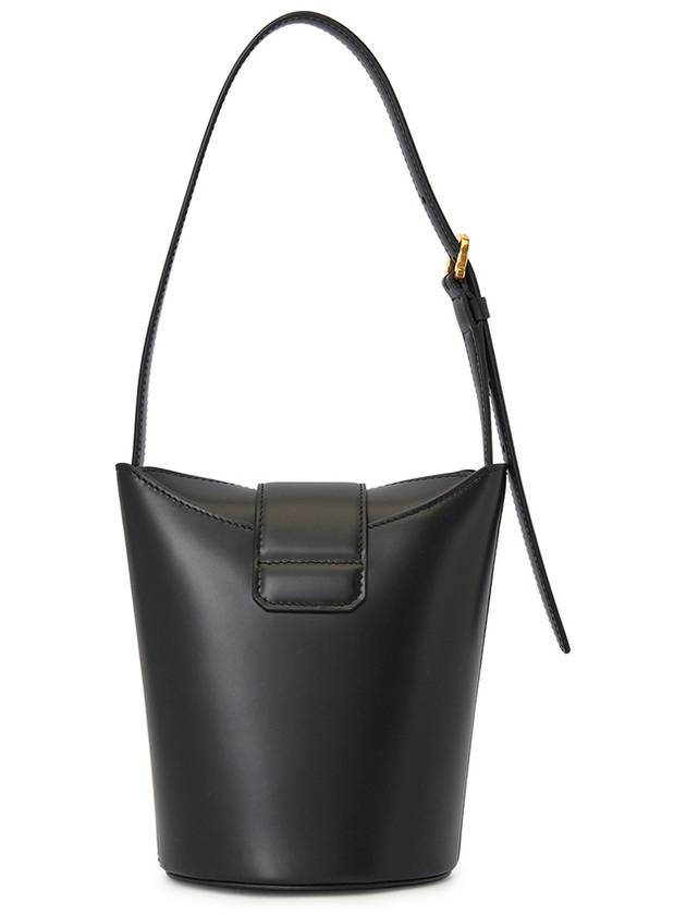 Small Trifolio Shoulder Bag Black - SALVATORE FERRAGAMO - BALAAN 5