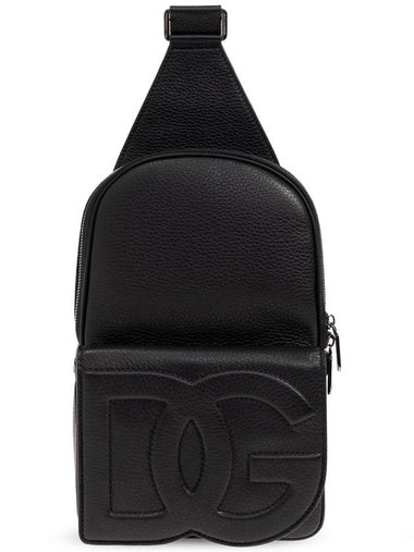 Dolce & Gabbana One-shoulder Backpack, Men's, Black - DOLCE&GABBANA - BALAAN 1