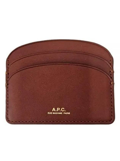 Demi Lune Card Wallet Brown - A.P.C. - BALAAN 2