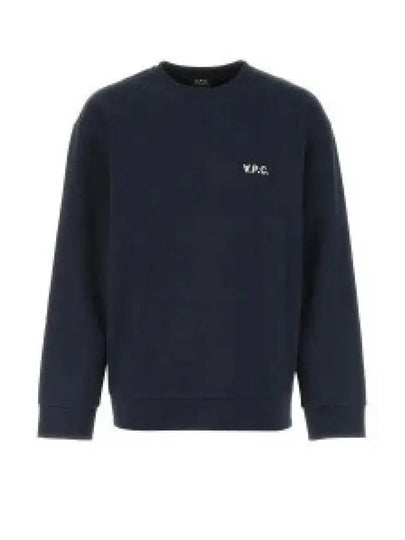 Clint Chest Logo Sweatshirt Navy - A.P.C. - BALAAN 2