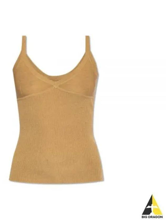 Gallura Cashmere Knit Sleeveless Camel - MAX MARA - BALAAN 2