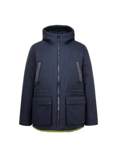 PS hooded ripstop padded coat dark navy 271061 - PAUL SMITH - BALAAN 1