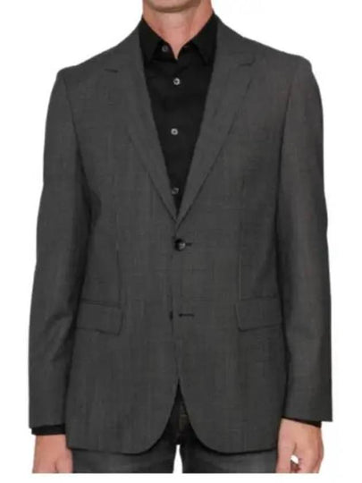 Men's Virgin Wool Jacket Black - HUGO BOSS - BALAAN 2