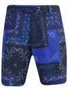 Men's Bandana Print Maverick Shorts Navy - G/FORE - BALAAN 1