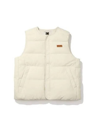 KODAK Rest Lightweight Duck Down Vest IVORY - KODO - BALAAN 1