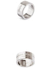 Engraved Logo Ring Silver - MAISON MARGIELA - BALAAN 4