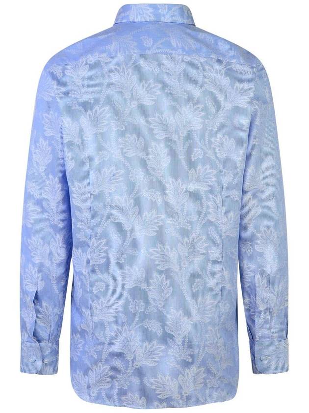 Etro 'Roma' Light Blue Cotton Shirt - ETRO - BALAAN 3