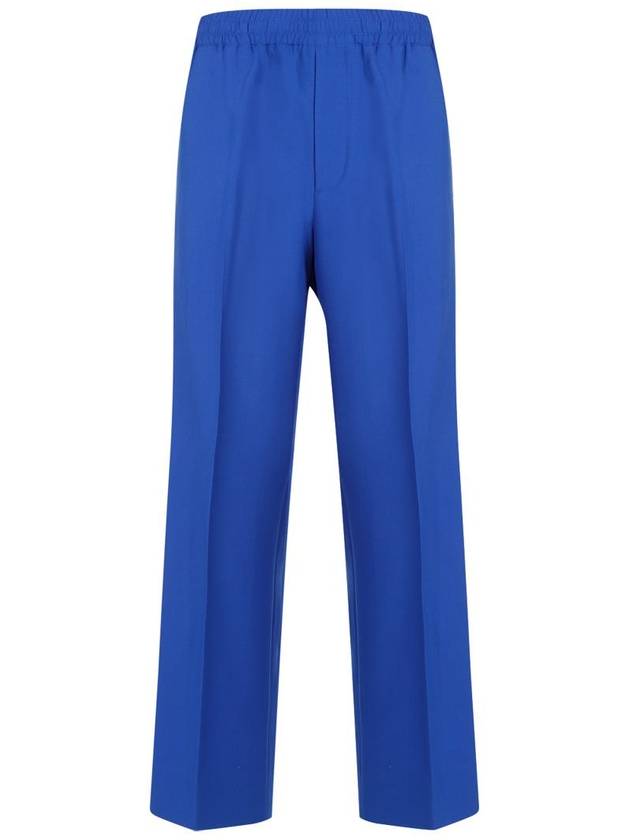 Interlocking G Wool Mohair Track Pants Blue - GUCCI - BALAAN 2