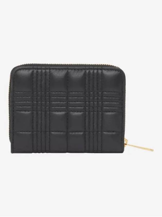 Women's Lola Quilted Zipper Card Wallet Black - BURBERRY - BALAAN 4