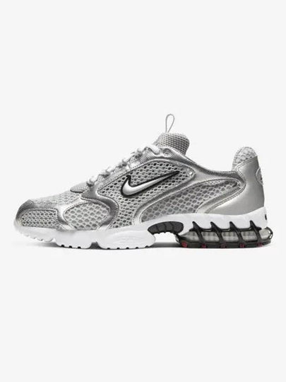 Air Zoom Spiridon Cage 2 Low Top Sneakers Metallic Silver - NIKE - BALAAN 2