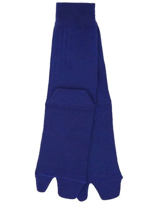 Women's Tabi Wool Blend Socks Blue - MAISON MARGIELA - BALAAN 1