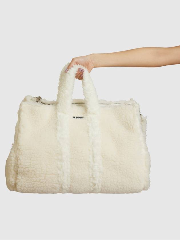 Parallepipedo Teddy Tote Bag White - SUNNEI - BALAAN 2