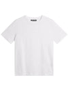 Alpha Logo Print Short Sleeve T-Shirt White - J.LINDEBERG - BALAAN 2