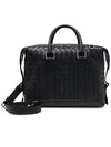 Classic Intrecciato Zipper Leather Brief Case Black - BOTTEGA VENETA - BALAAN 1