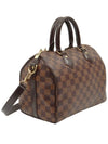 Damier Eben Canvas Speedy Bandouli re 25 2WAY - LOUIS VUITTON - BALAAN 3