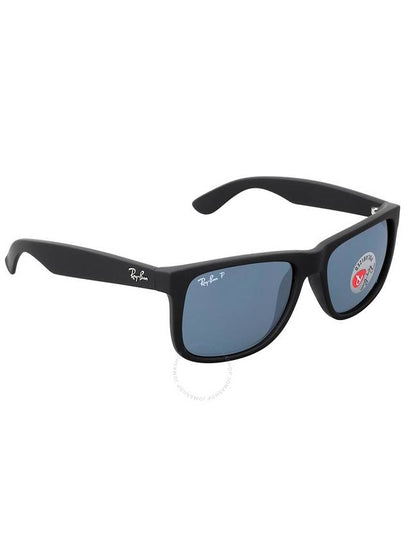 Ray Ban Justin Classic Polarized Blue Classic Rectangular Men's Sunglasses RB4165 622/2V 54 - RAY-BAN - BALAAN 2