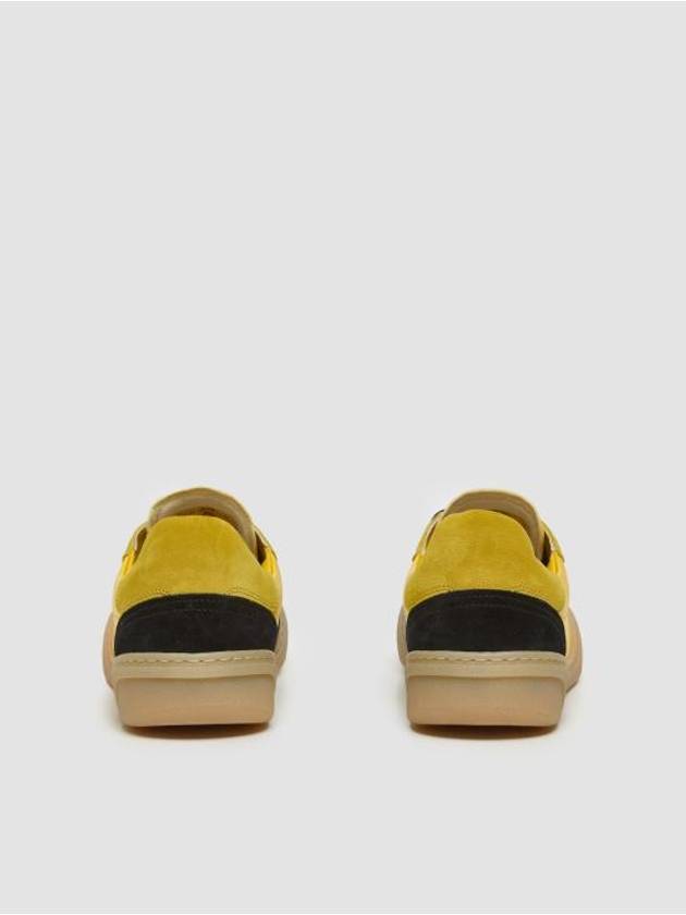 Lace-Up Low-Top Sneakers Yellow - ACNE STUDIOS - BALAAN 3