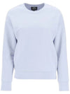 Annie Logo Crew Neck Sweatshirt Light Blue - A.P.C. - BALAAN 1