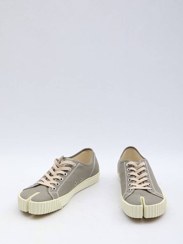 Tabi Cotton Low Top Sneakers Grey - MAISON MARGIELA - BALAAN 6