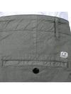 Twill Stretch Cargo Shorts Green - CP COMPANY - BALAAN 11