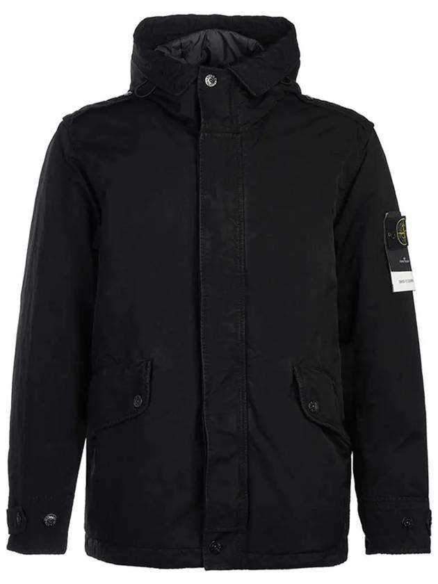 David-TC Down Short Parka Black - STONE ISLAND - BALAAN 2