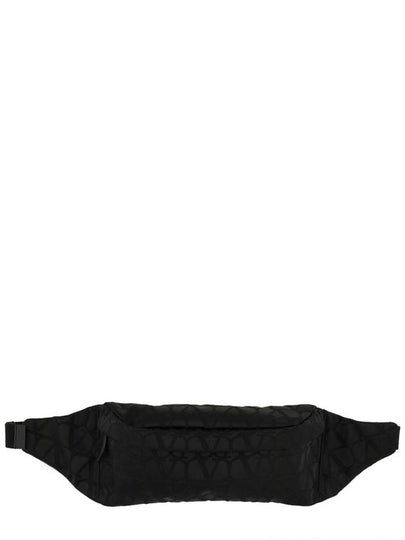 Toile Iconographe Belt Bag Black - VALENTINO - BALAAN 2