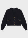 Cardigan Gourmet Heritage Cashmere Black - CELINE - BALAAN 2