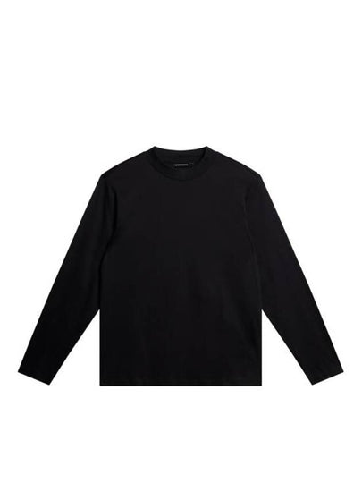 Ace Mock Neck Long Sleeve T-Shirt Black - J.LINDEBERG - BALAAN 2