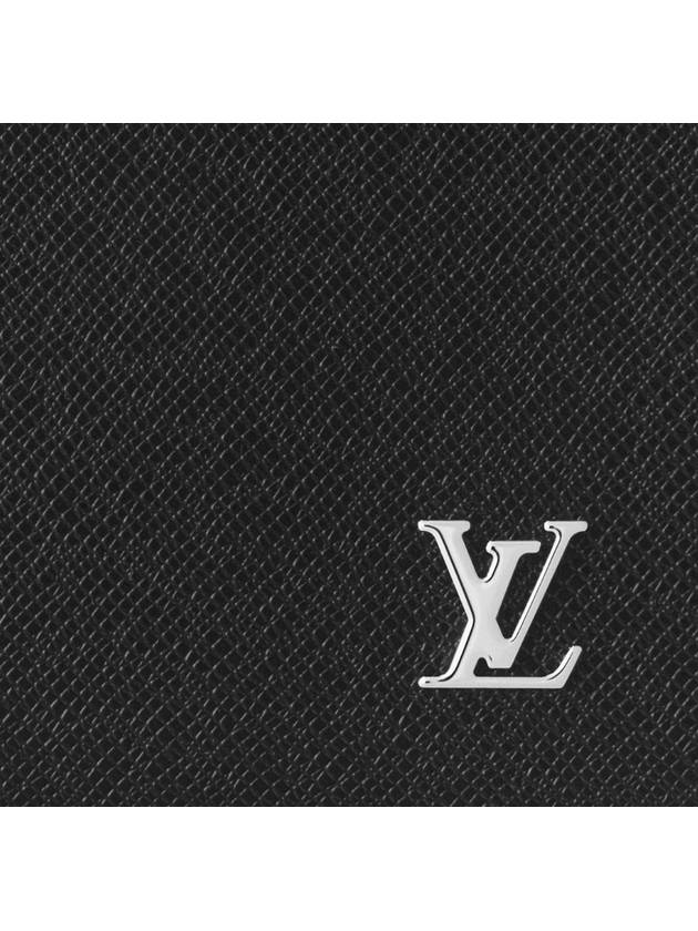 Pochette Voyage Taiga Leather Pouch Bag Black - LOUIS VUITTON - BALAAN 6